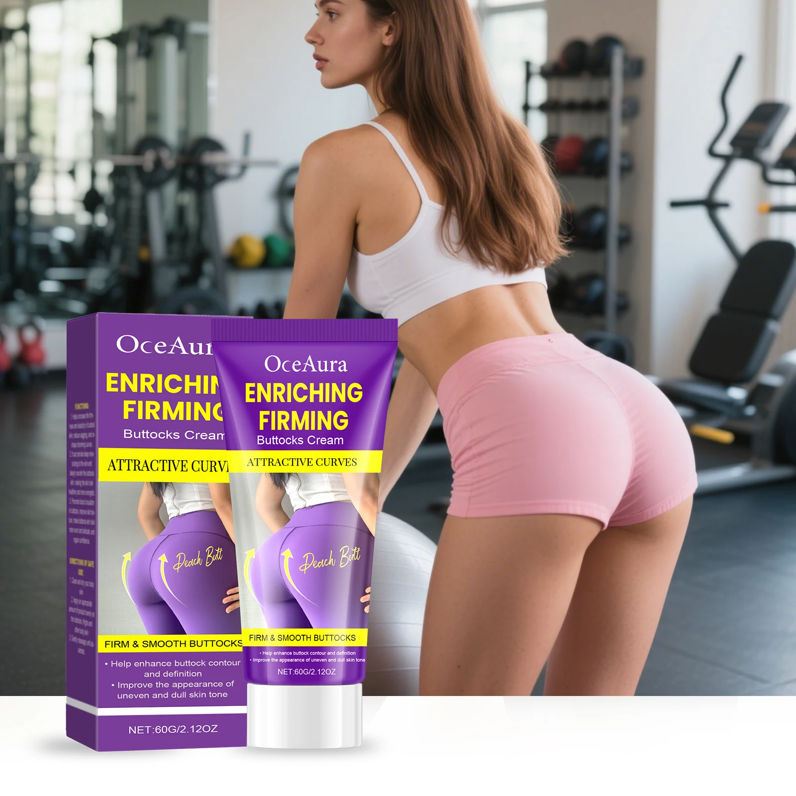 Buttock Augmentation Cream Butt Sculpting Firming Lifting Reduce Loose Crepey Skin Anti Cellulite Moisturizer Hip Lift Up Cream