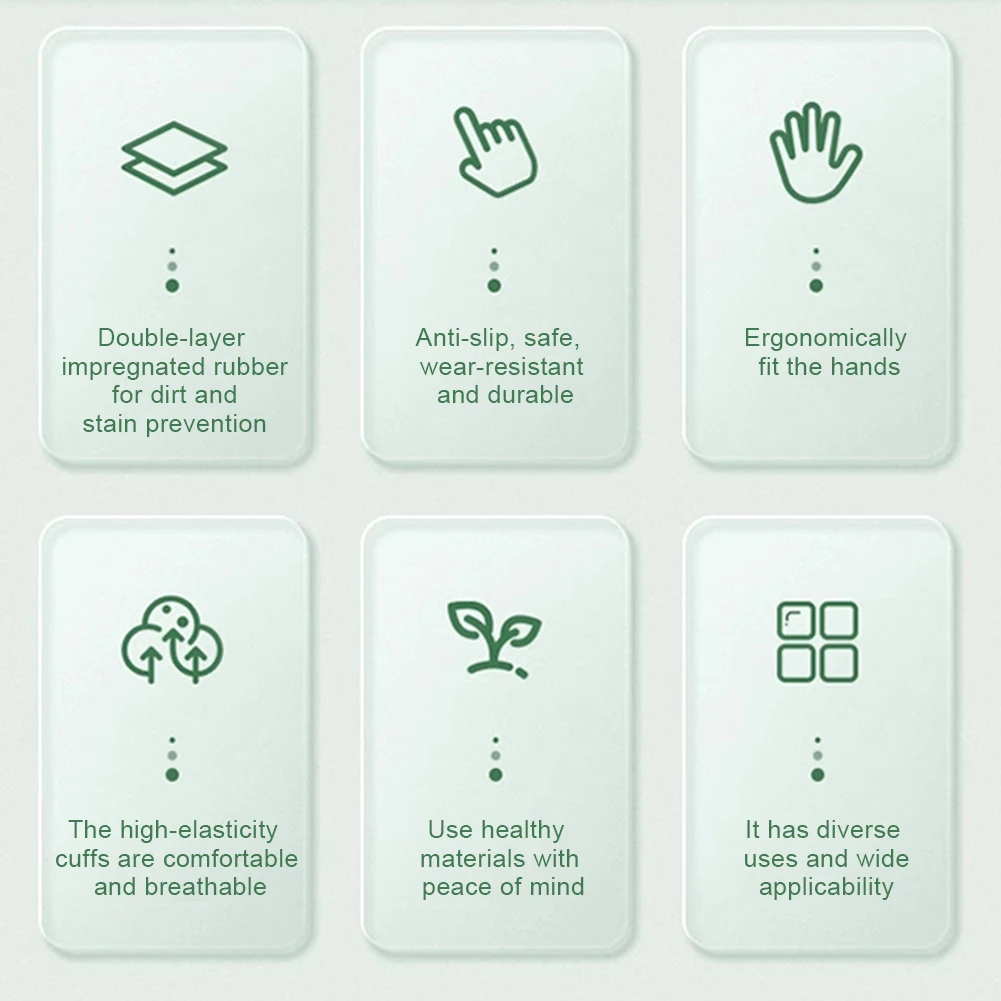 Luvas de jardinagem universais à prova de espinhos, luva de poda de rosas, luva de proteção respirável, à prova d'água, trabalho, jardim