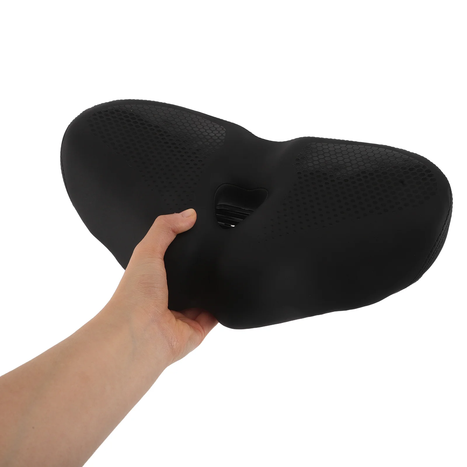 

Wide Mountain Bike Saddle Thickened Cushion Shockproof Waterproof Replacement Comfortable Padded Bicycle Seat for Men Long Rides