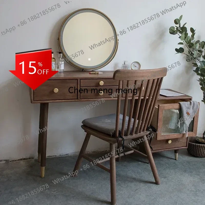 

Туалетный столик Q181 в европейском стиле для спальни, компактный, с местом для хранения, современный, роскошный, для салона красоты, модный, для спальни, трендовая мебель