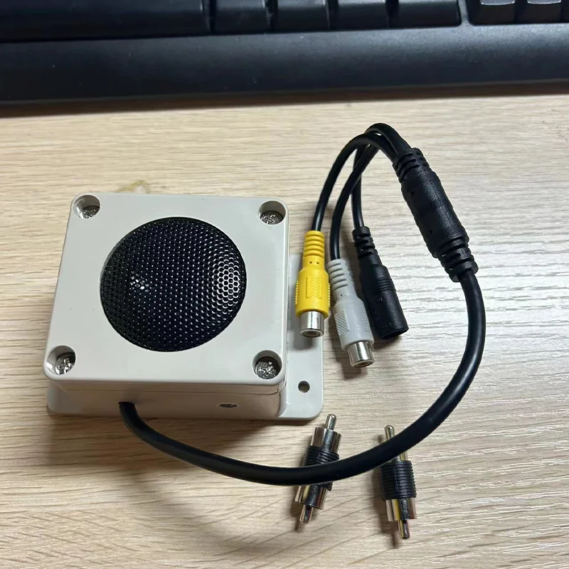 Outdoor Waterdichte Luidspreker Microfoon Surveillance Camera Outdoor Met Input En Output Luidsprekers Pickup