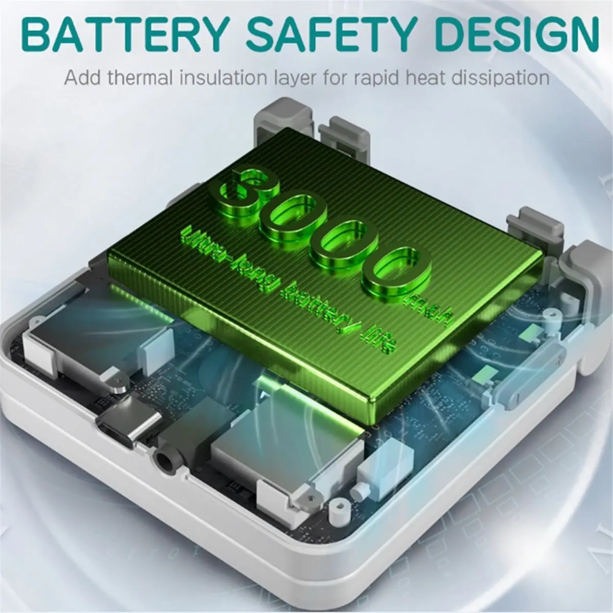 RECOMENDAR】Flip V2 Handheld Video Game Console 128GB 3.5Inch IPS Screen Open Source Game Console -Compatible Game Pad Gray