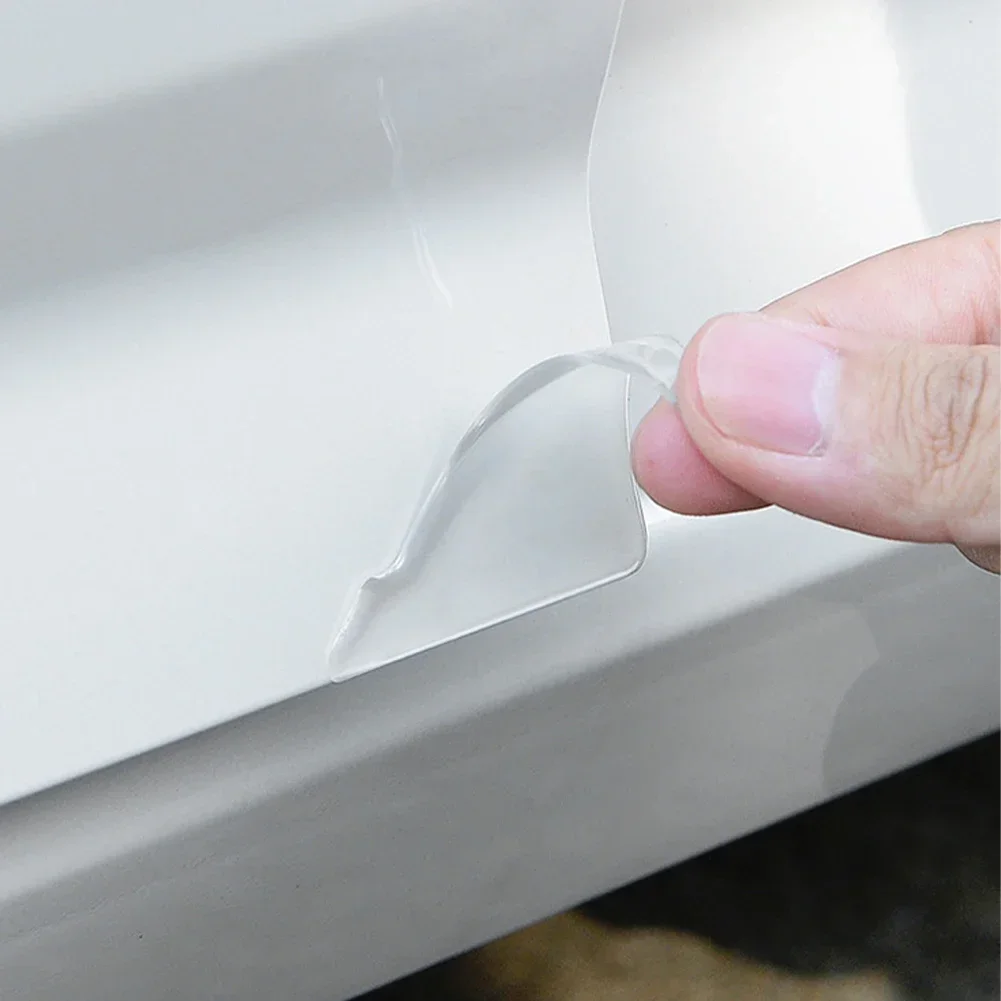 2/4pcs Car Door Corner Transparent Protective Stickers Anti-collision Anti-Scratch Cover Car Door Protector Sticker Accessories