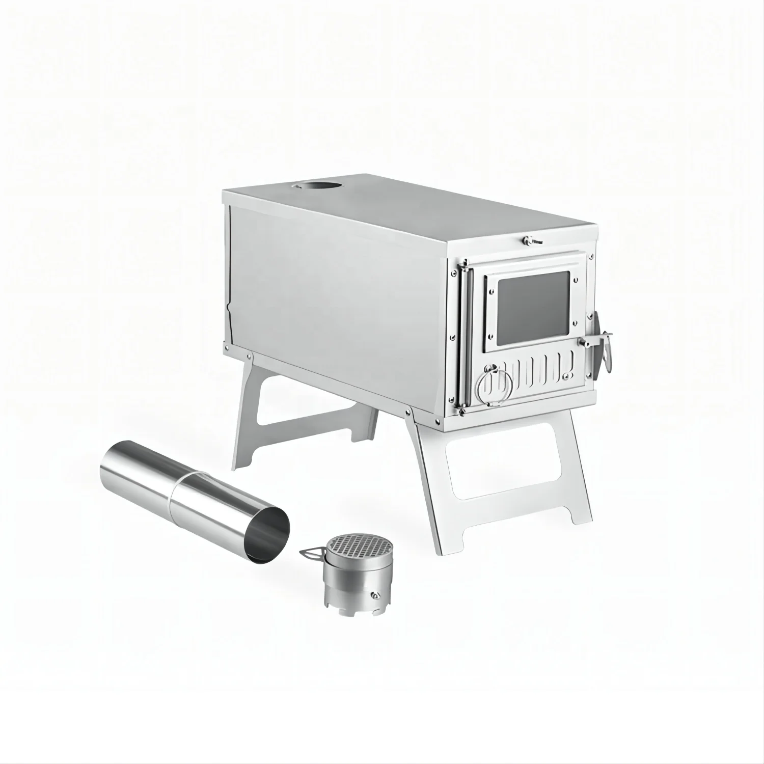 Ultralight QUICK RELEASE แบบพกพากลางแจ้ง Backpacking Camping สีไทเทเนียมเต็นท์เครื่องทําความร้อนเตา