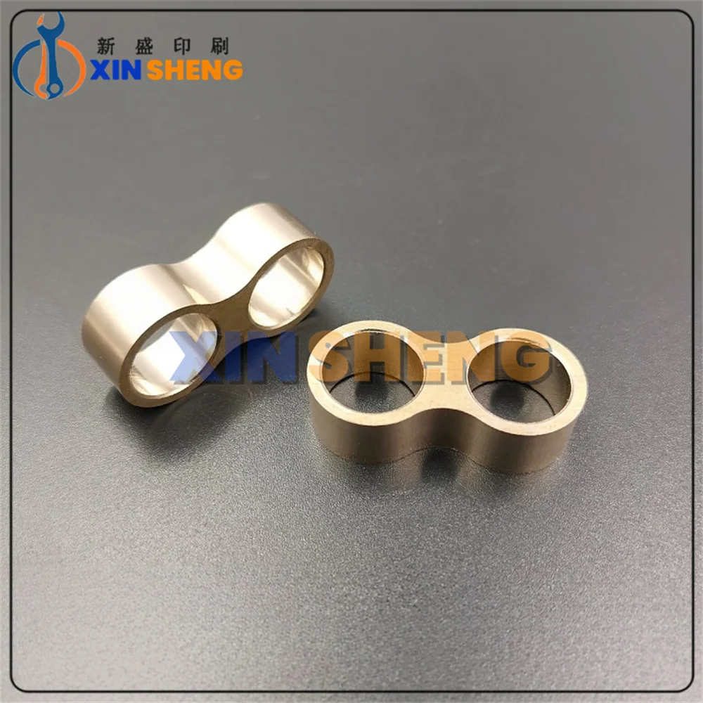 High Quality For Heidelberg CD102 SM74 Printing Press Bracket Figure Eight Copper Block 66.028.028 66.028.069 Copper Sleeve