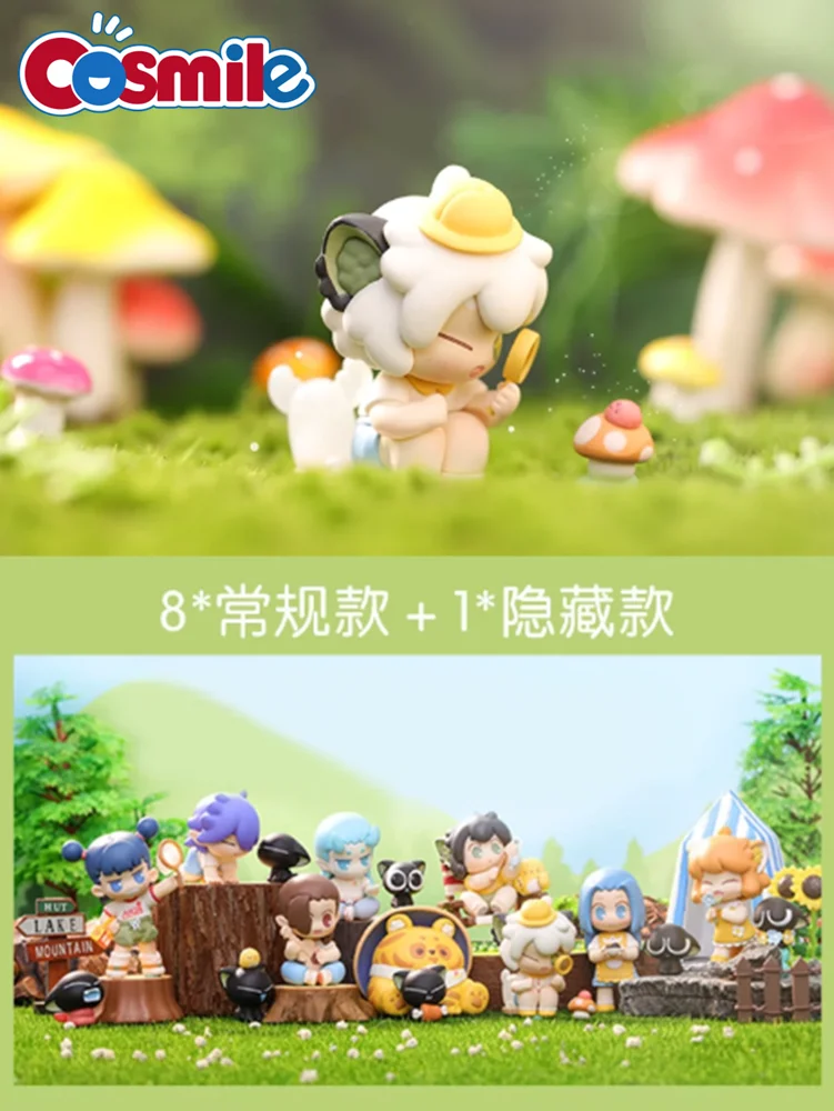 

The Legend of Hei A Gen Wuxian Nezha Camping Series Figure Doll Toy Model Desk Ornament Cute Cosplay Birthday Gift C