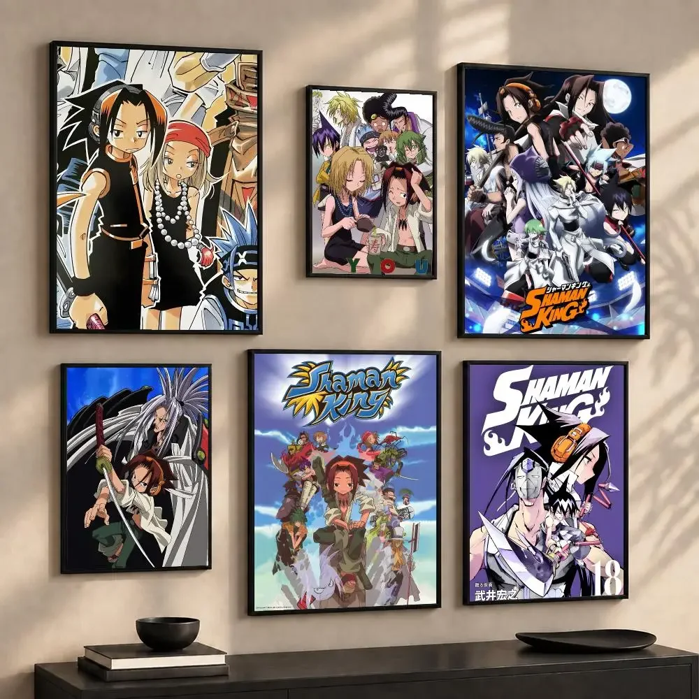 Classic Anime S-Shaman King Painting Calligraphy Canvas Wall Art Prints for Living Room Bedroom Home Decor Gift