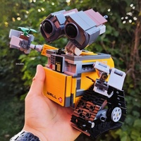 Hot 687pcs Wall·E High-Tech App Rc Robot Motor Functions Block Action Figure Assembly Model For Children Toys Gifts