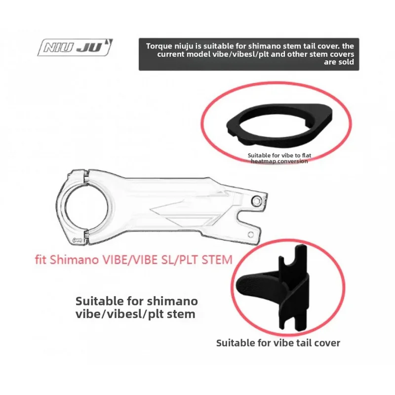Espaçador de Tampa de Guidão Coverstem para Guidões de Alumínio Shimano PRO VIBE/VIBE SL/PLT OD1/OD2