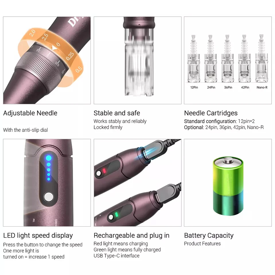 Рисунок 3 - Dr. Pen A10 Derma Pen с 32 картриджами