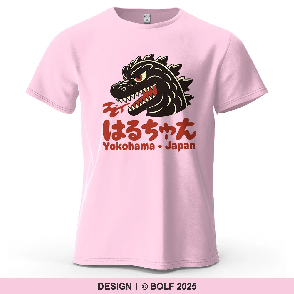 Monster Head Fierce Printed Men's T-Shirt 100% Cotton Oversized Pop Culture Graphic Tees for Women Tops Tees Streetwear