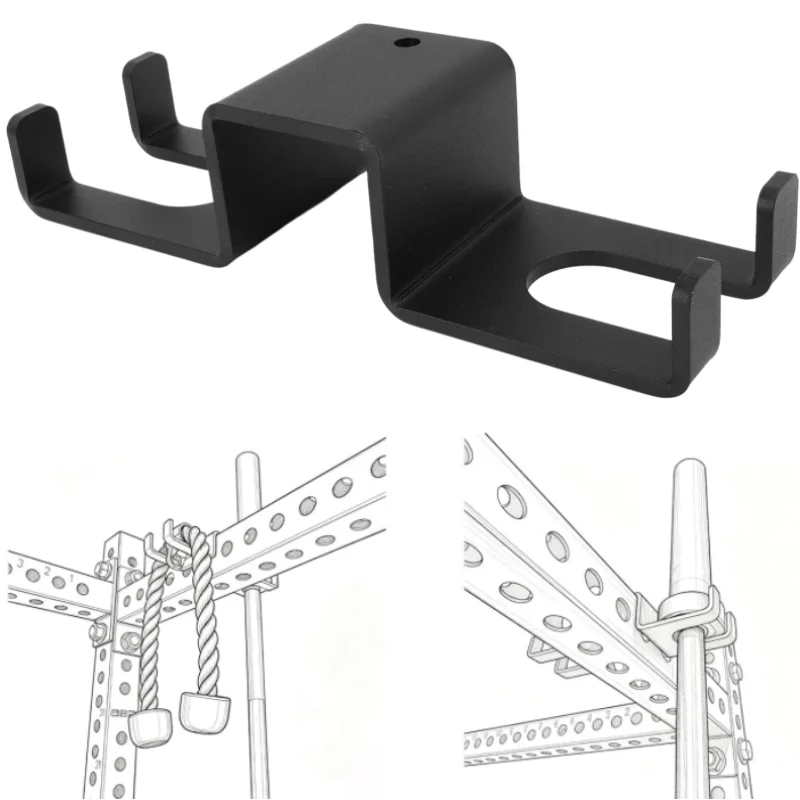 Barbell Holder Vertical Storage Rack Vertical Barbell Hanger Rack Hook Attachments Home Gym Equipment Squat Rack Storage Hook