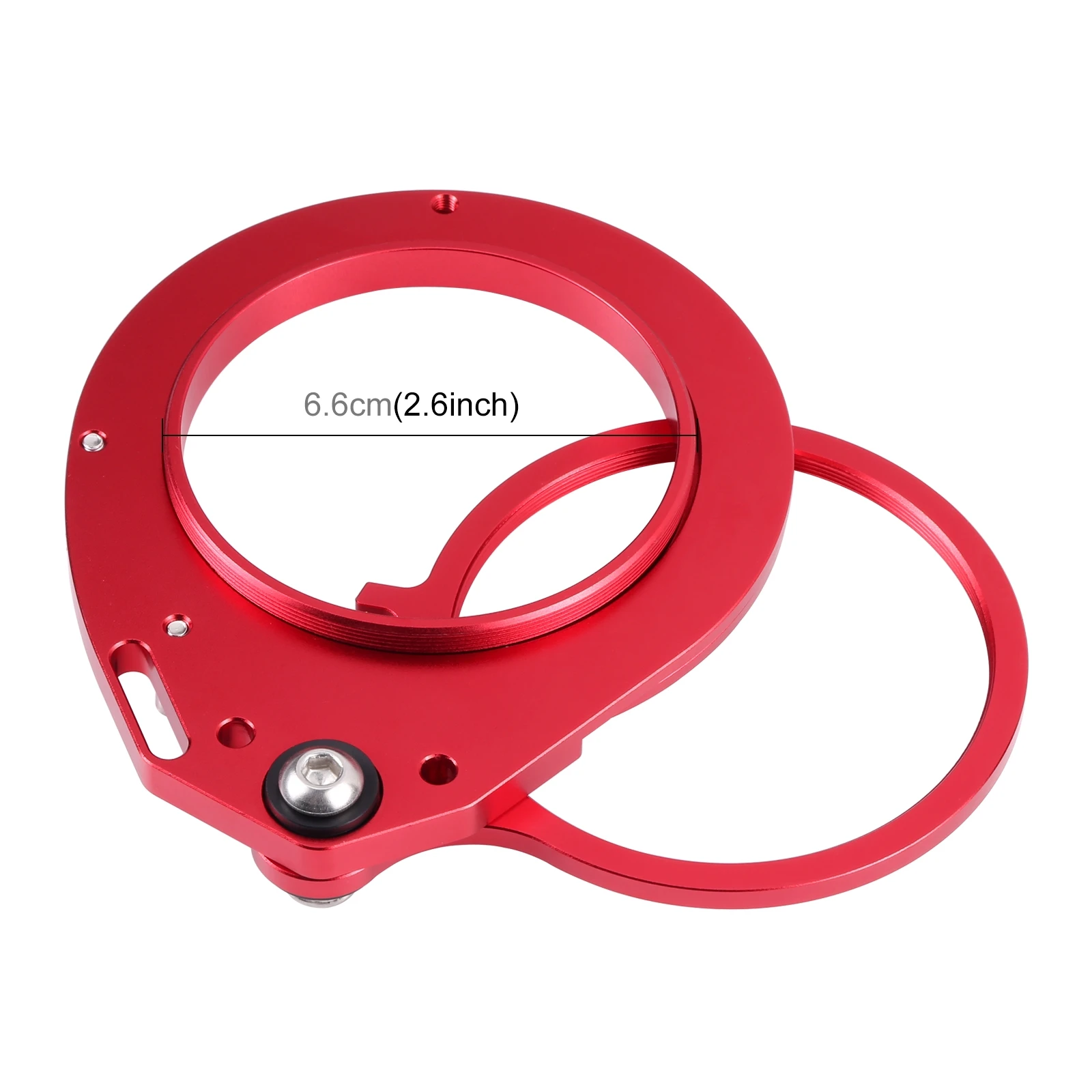 PULUZ Aluminum Alloy 67mm to 67mm Swing Wet-Lens Diopter Adapter Mount for DSLR Underwater Diving Housing Adapter Mount