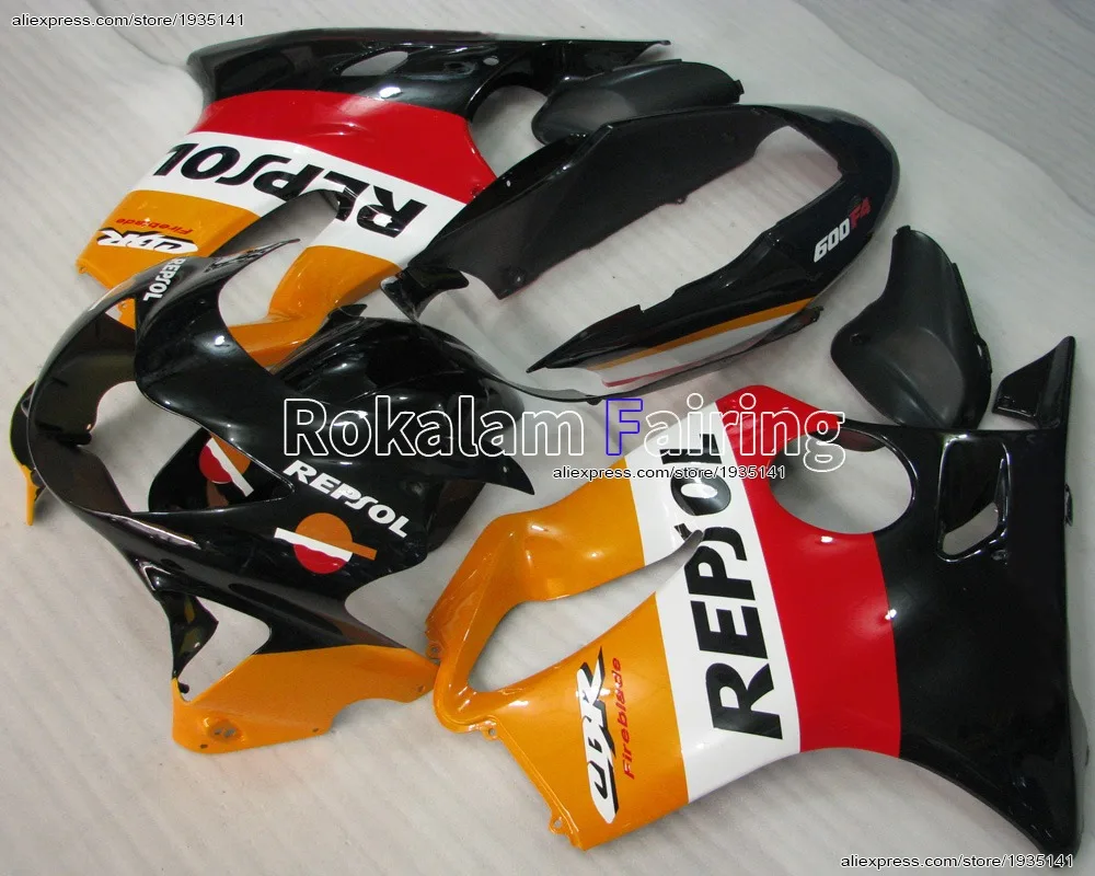 

For Honda CBR600 F4 99 00 CBR600F4 1999 2000 CBR 600 Multicolor Bodywork ABS Motorcycle Fairing Set (Injection molding)