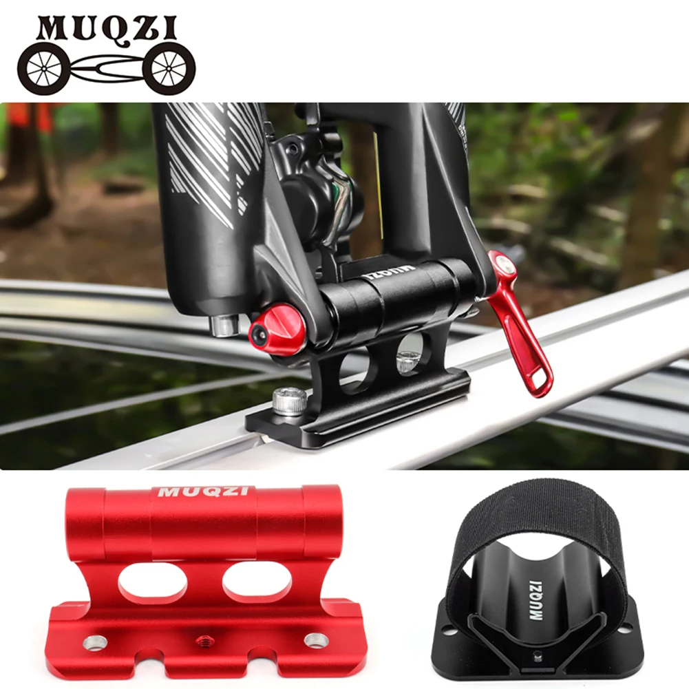 MTB Road Bike Car Carry Bicycle Fixed Front Fork Bracket Mount Rack Storage Transportation Quick Install Bicycle Parts