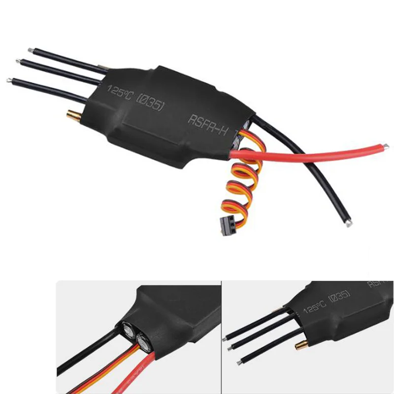 120A 125A 100A 80A 60A Brushless Water Cooling Electric Speed Controller ESC with 5V/3A BEC for RC Boat Model