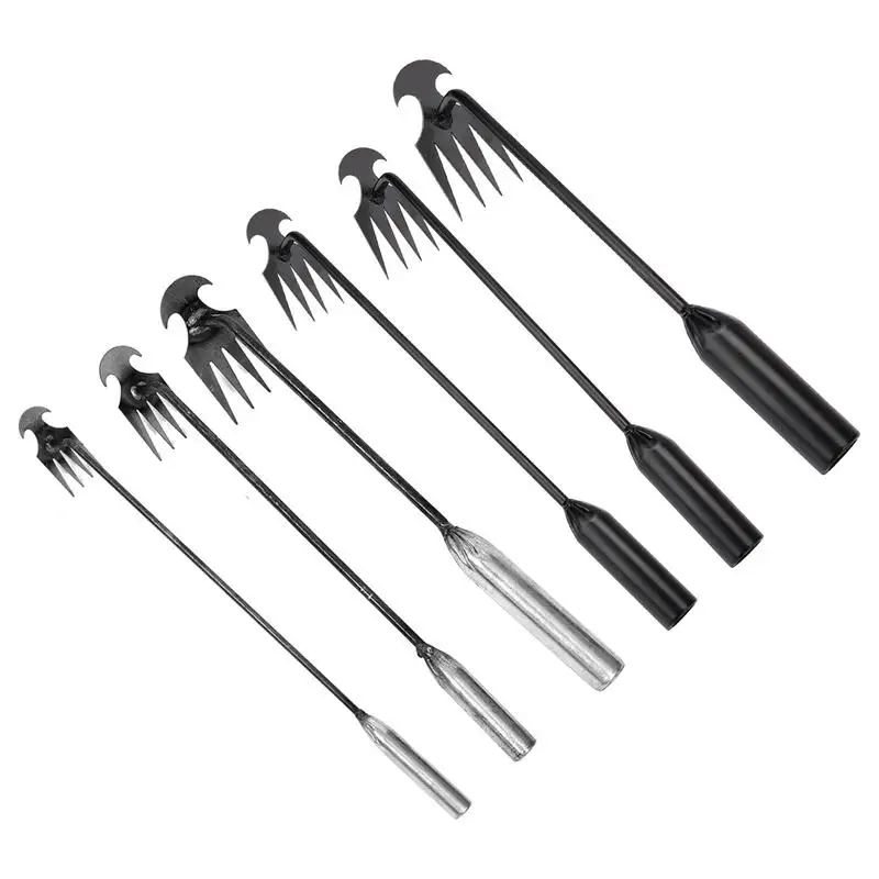 New Weeding Artifact Uprooting Weeding Tool Manganese Steel Garden Weeder Loose Soil Hand Weeding Removal Puller Gardening Tools