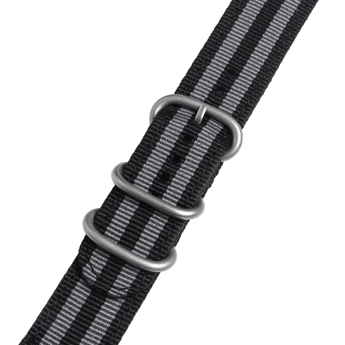 

Replacement Nylon Strap Wrist Bands Watch Straps Adjustable Dedicated Black 22mm
