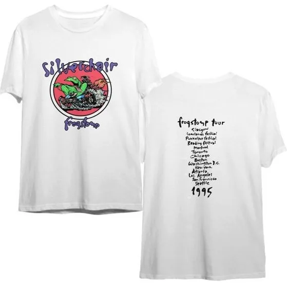 Vintage 1995 Silverchair Frogstomp Tour Concert T-Shirt 2 Sided