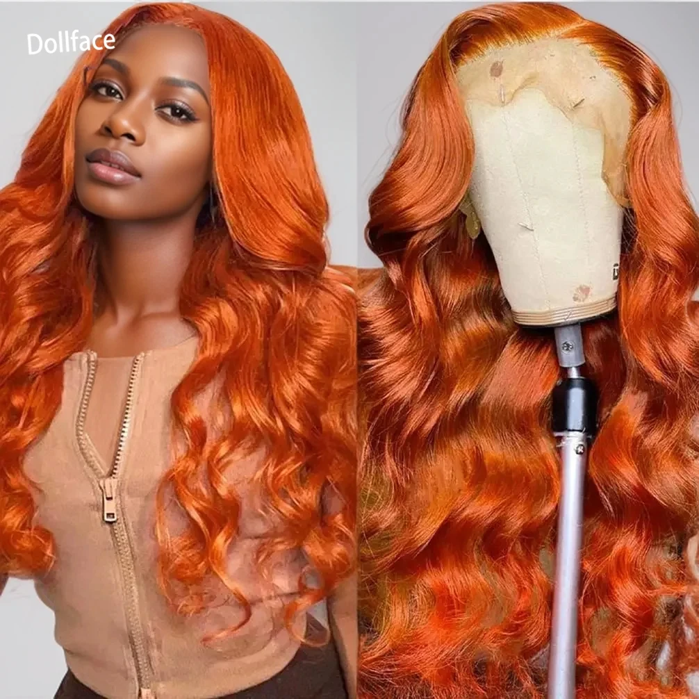 

Ginger Colored Wigs Body Wave Transparent For Women Choice 30 36 Inch Cheap 13x4 Wig Human Hair 13x6 Lace Frontal Brazilian