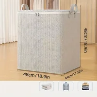Extra Large Storage Box with Lid Modern Space Saving Design Durable for Clothes Bedding Home Organization Wardrobe Moving 4