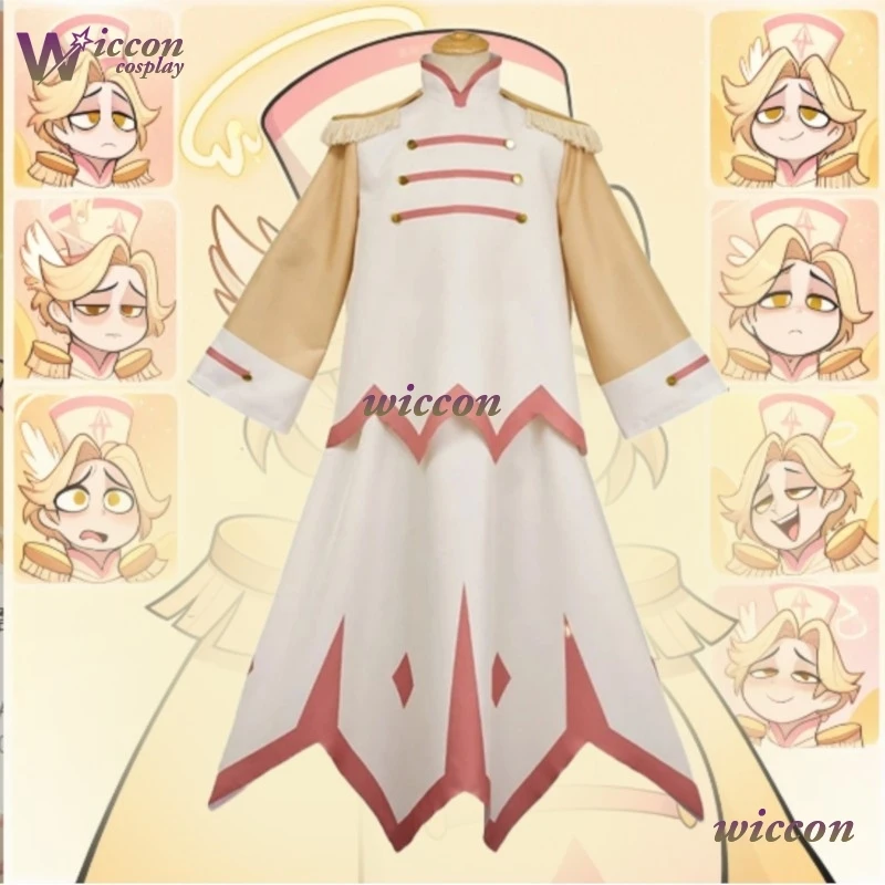 أزياء CosRoom/ Anime Hazzbin2 التأثيرية لفندق آدم الابن الثاني أبل أزياء روك بوي للنساء والرجال ملابس لعب الأدوار للهالوين