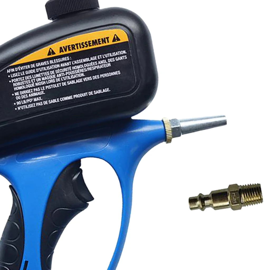 Portable Gravity Feed Sandblasting Handheld Cleaning