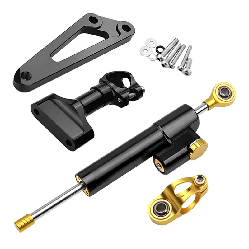 

CNC Aluminum Steering Dampers Motorcycle Stabilize Bracket Mounting Kit For HONDA CB600 2007-2016 2008 2009 2010 2011 2015