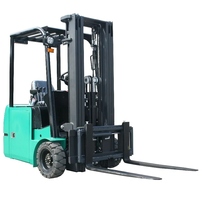 Hand Push Auxiliary Electric Forklift Save Labor Strength Small Factory Box Cargo Lifting Handling Machine