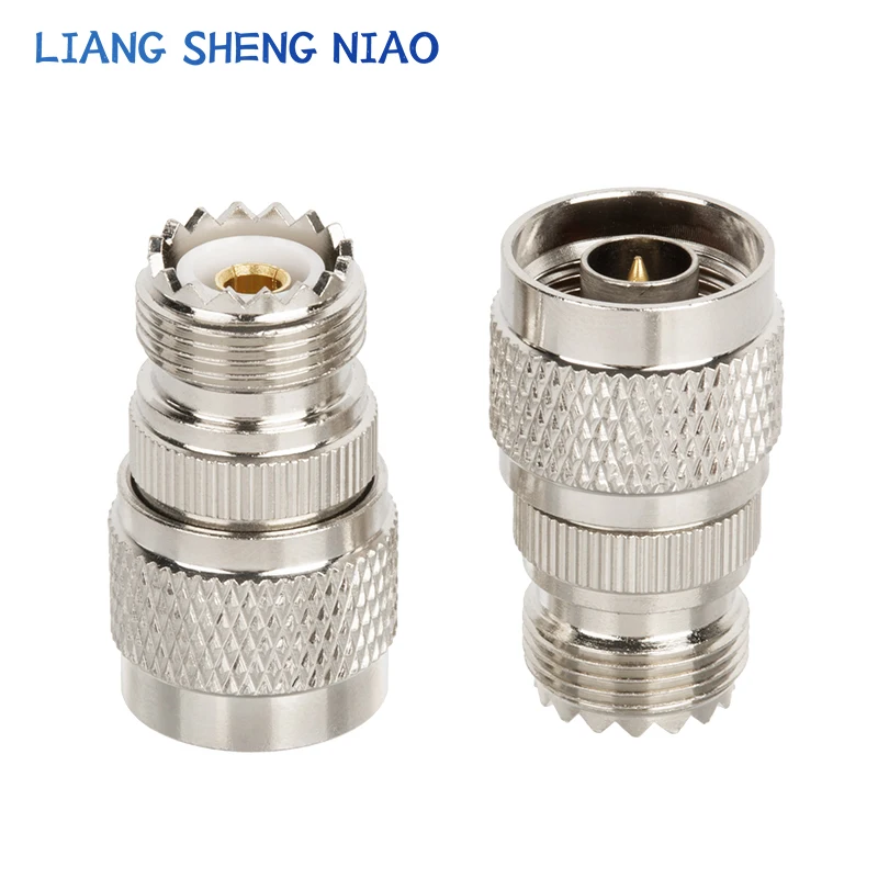 1pcs UHF PL259 SO239 TO N Connector UHF Female Jack To N Male Plug RF Coax Connector Straight Adapter SL16 L16 N Crossover sub