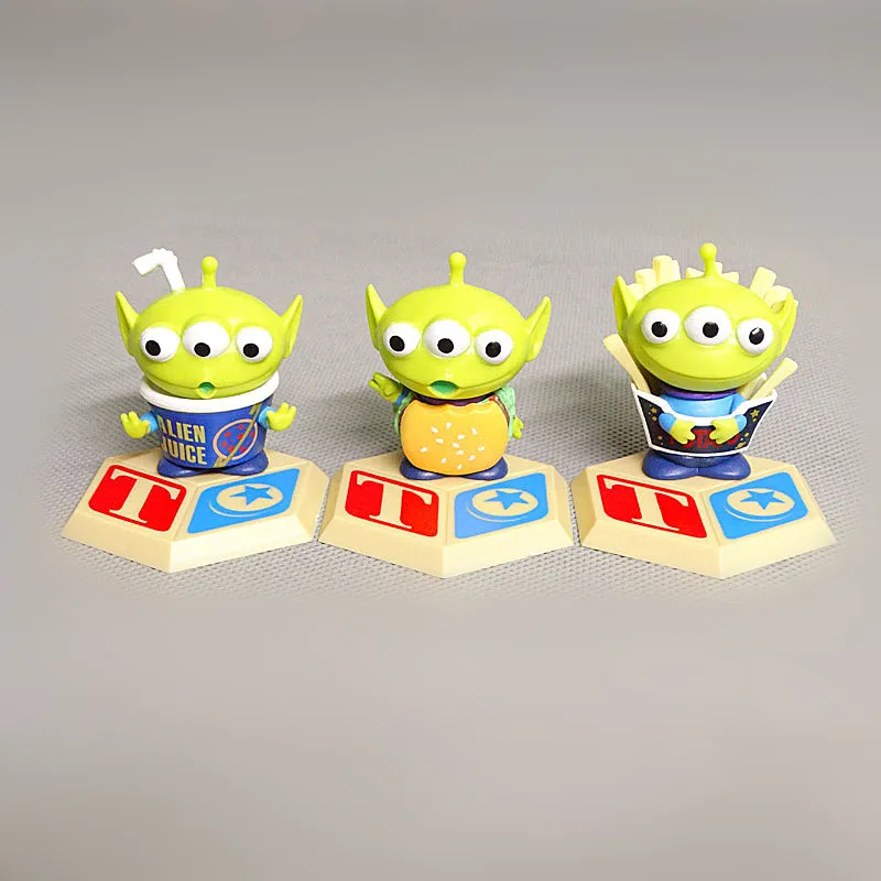 Hot Toys 5pcs/set Toy Story christmas Alien Action Figure Anime Cartoon Model Doll Car Decoration Accessories Collection Gifts