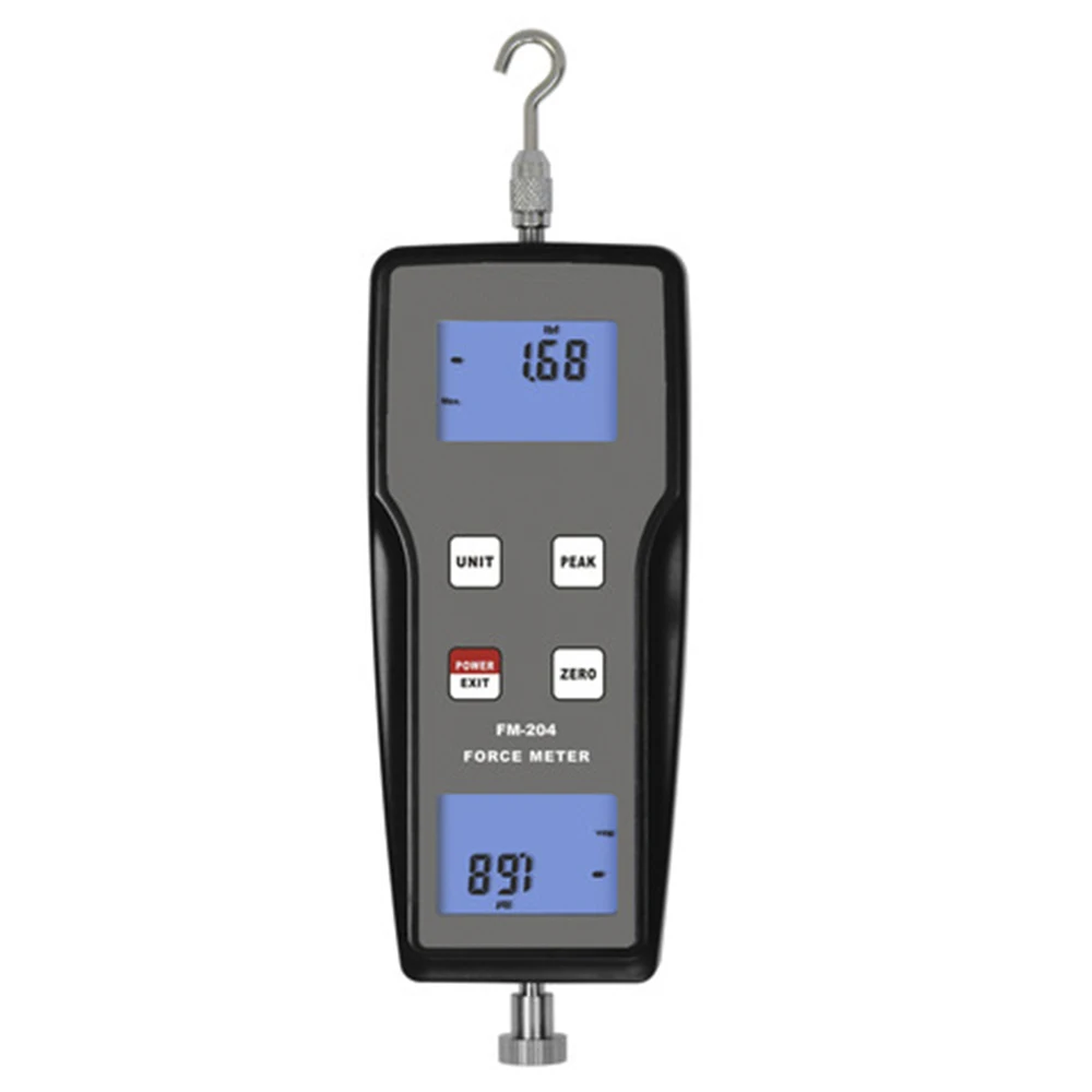 FM-204-1K-50K Digital Force Gauge High-Accuracy Push Force and Pull Force Tester with Data Memory Function