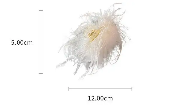 Fashion Rhinestone Tassel Butterfly Feather Hair Clip White Black Shark Hair Claw Headwear Women Hair Accessories 2023 Summer image 5