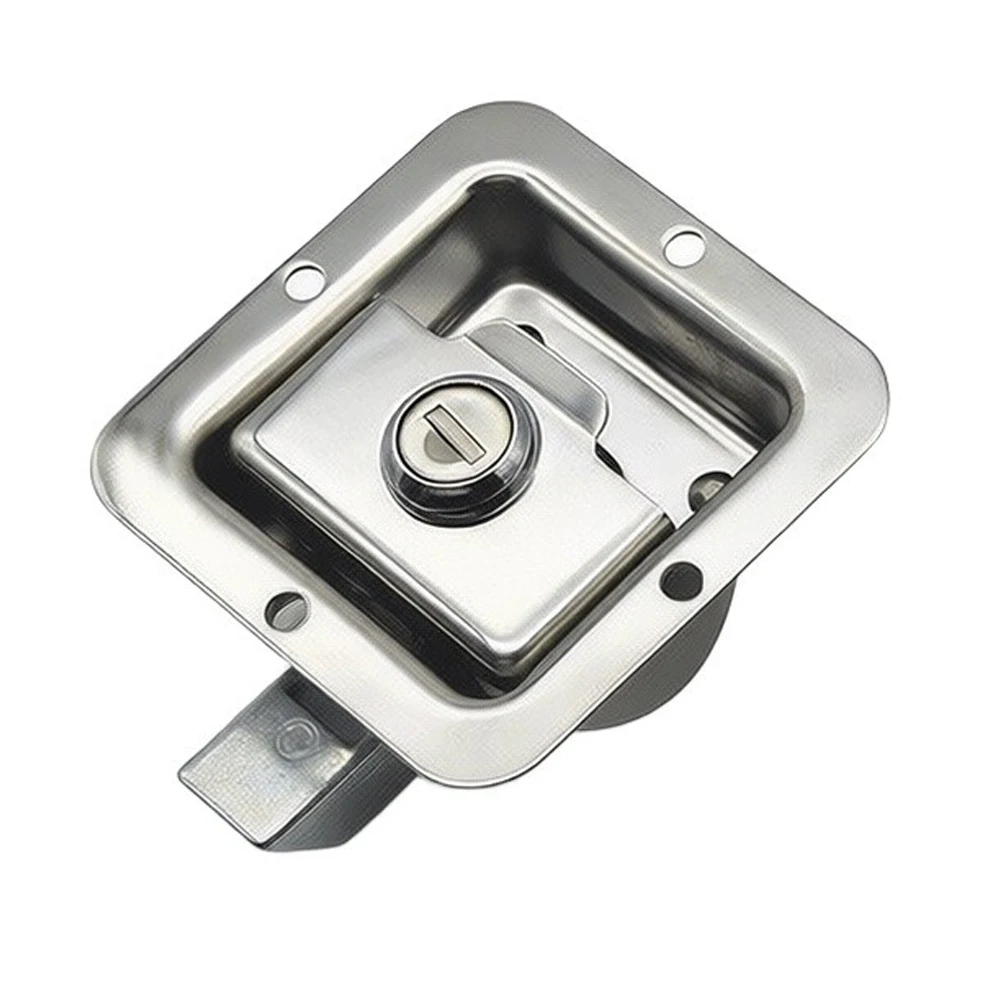 RV  Recessed Paddle Latch Tool Box Handle Latch Stainless Steel Mirror Polishing Flush Mounted For RVs Trucks Campers Accessorie
