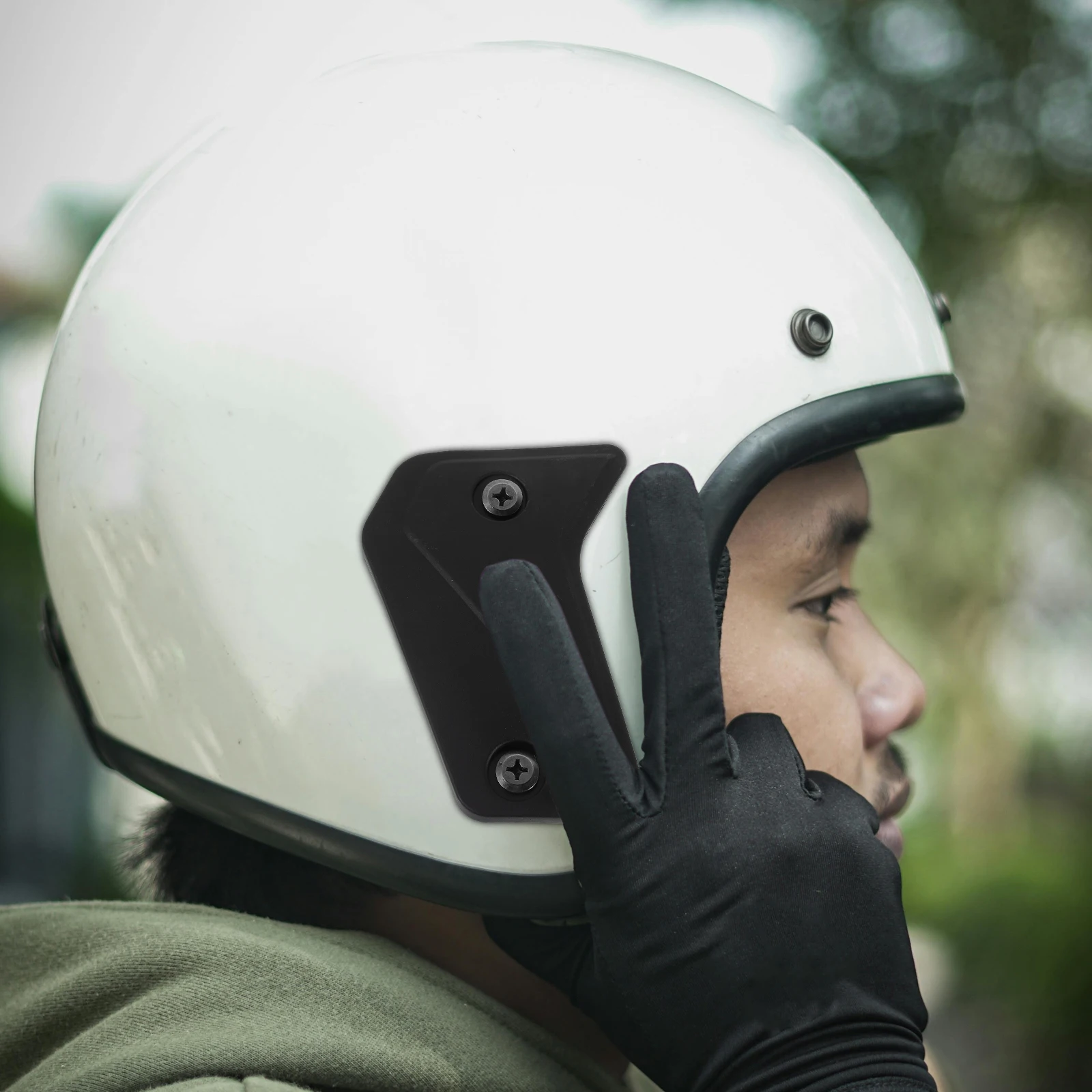 

1 Set Motorcycle Accessories Stylish Shield Visor Fastener Replacement Parts Durable Dual Side Mechanism Base Hardware
