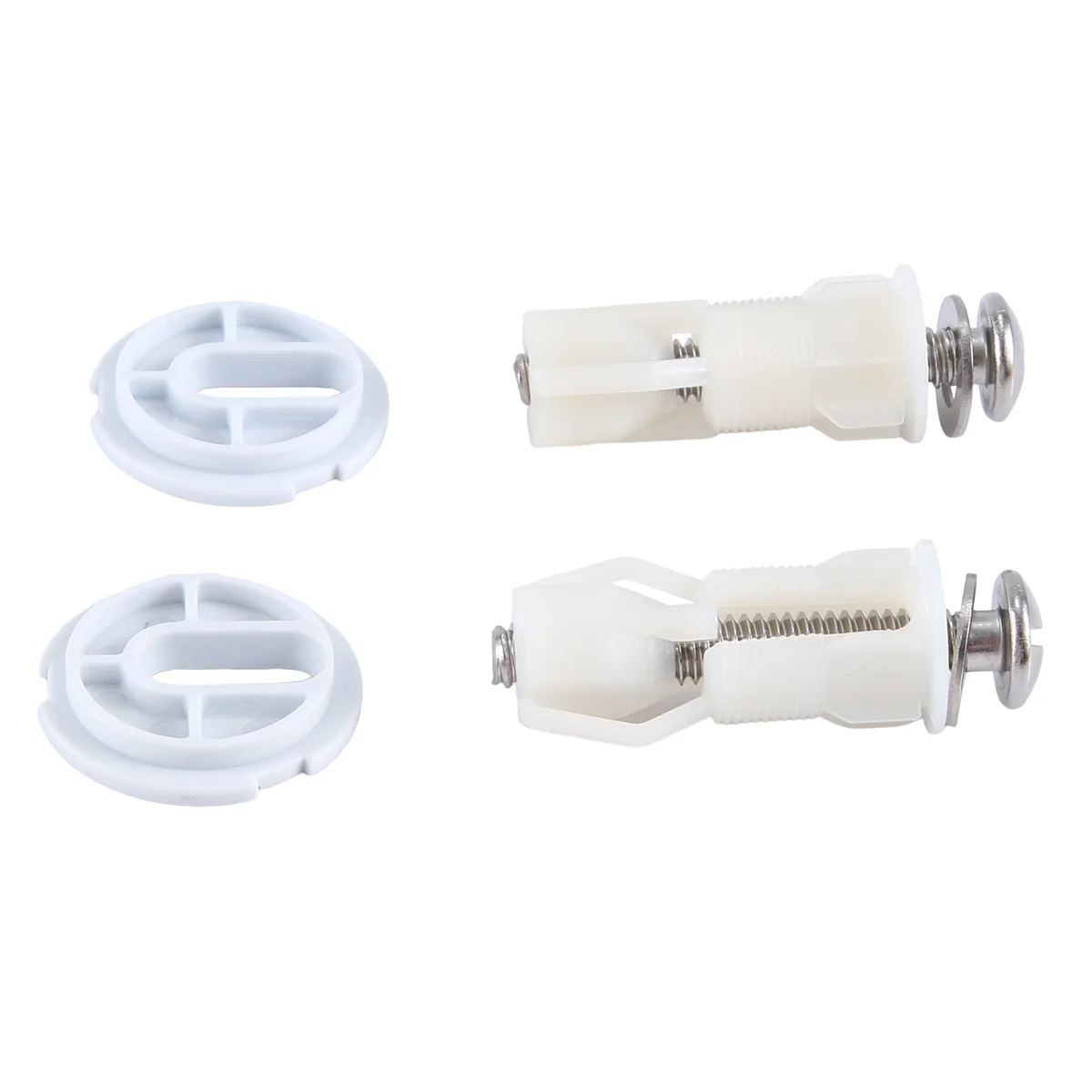 مفصلات مقعد المرحاض، براغي تثبيت فتحة المرحاض، سهلة التركيب، 2 Pack-A14G