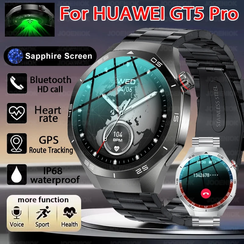 

2025 New Smart Watch Men GT5 PRO 360*360 HD Display Heart Rate Custom Dial Sport Fitness Waterproof Bluetooth Call Smartwatch