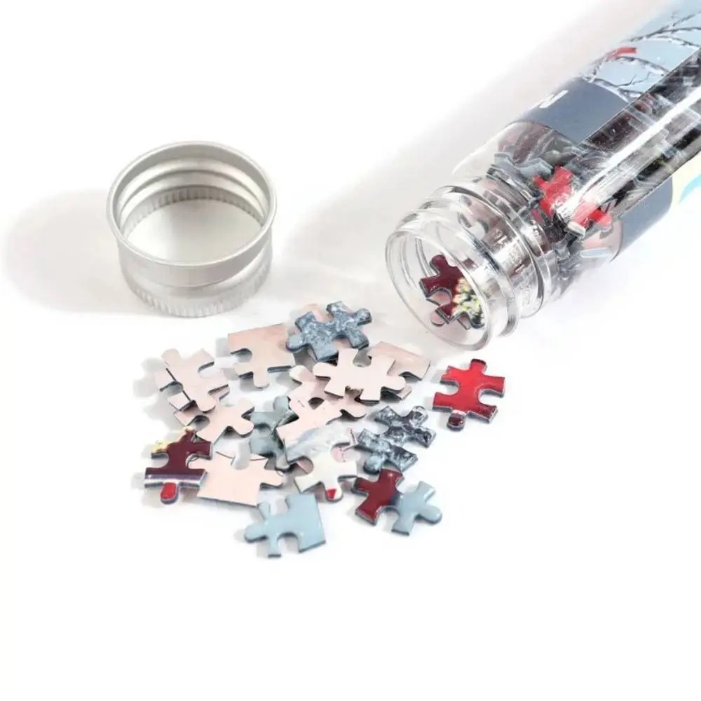 150PCS/Set Multifunctional Oil Painting Jigsaw Puzzles Mini Test Tube Puzzle Game Gifts Family Educational Toys Adult Children