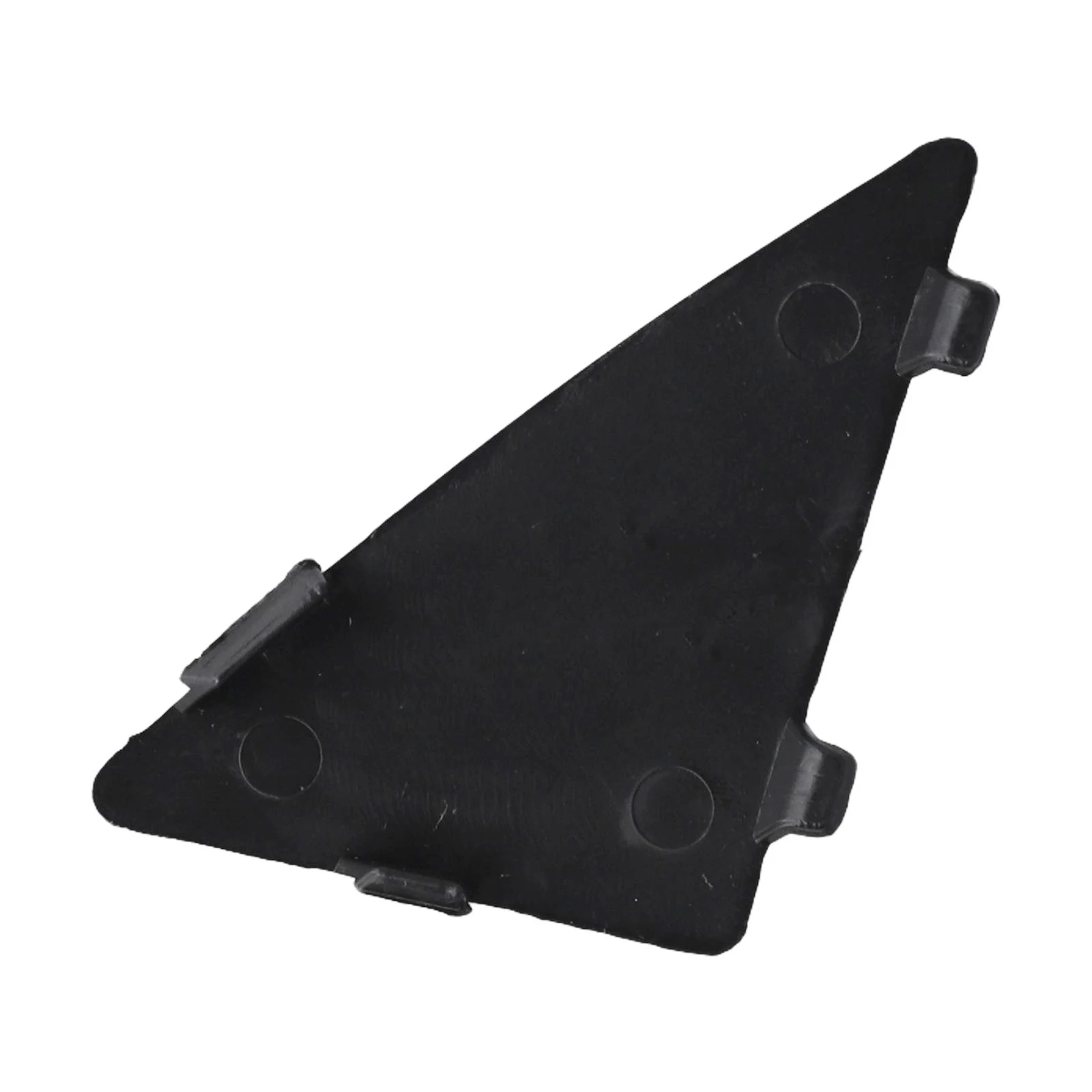 Front Bumper Cover Tow Hook Cover Cap Black Finish Clear Coat Easy Installation Long-term Use Plastic Material