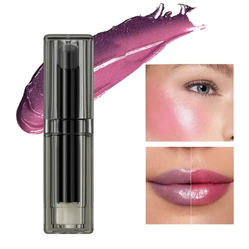 Temperatuur Kleur Veranderende Luie Lippenstift Hydrateert langdurige en niet-plakkerige cup lippenbalsem Blue Shimmer Lipstick PH Lipstick