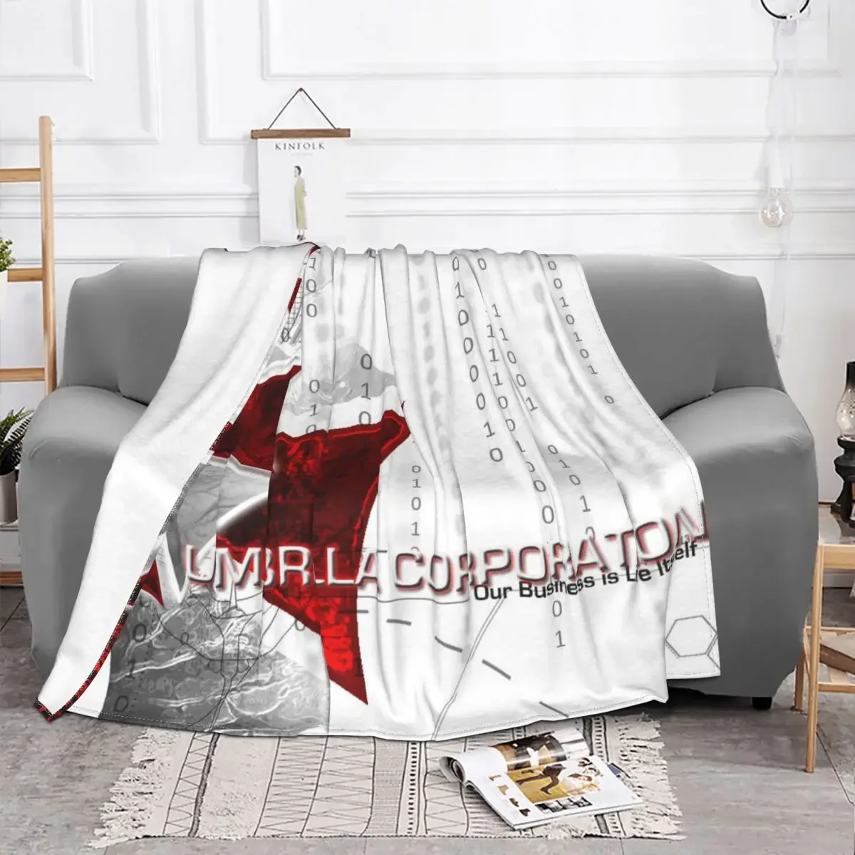 Umbrella Corps Corporation Blanket Pharmaceuticals Company Fleece Novelty Soft Throw Blankets for Bedspread Summer