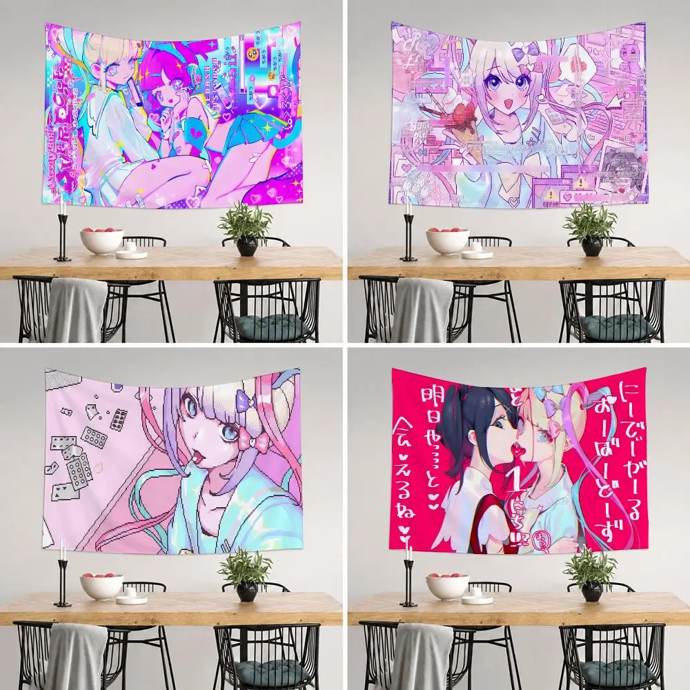 Needy Streamer Overload Tapestry Tapestry Wall Hanging For Bedroom Dorm Living Room Decor Aesthetic