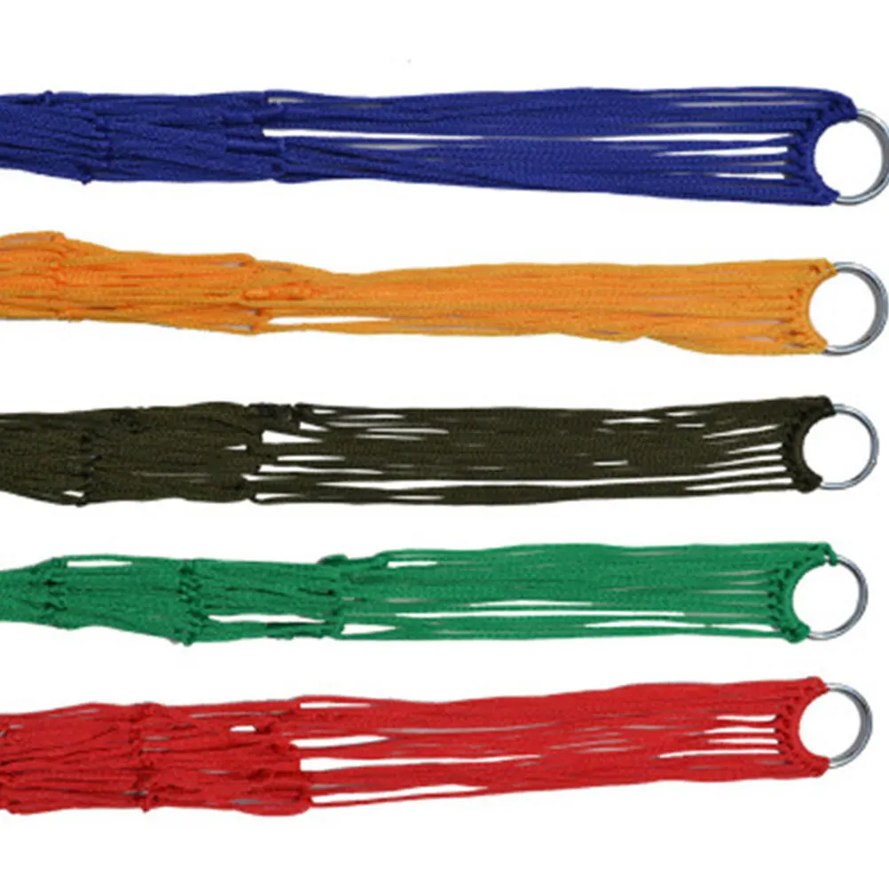 

1pc Outdoor Hammock Premium Polyester Durable Portable Camping Backyard Mountain Fastening Green