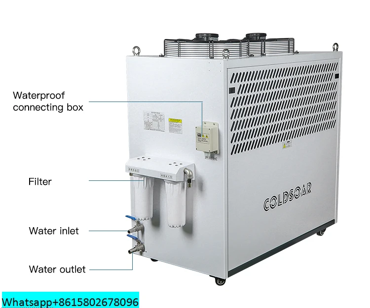 

New Design 1HP 2HP 3HP 4HP 5HP water chiler water cooling machine for making jewelry