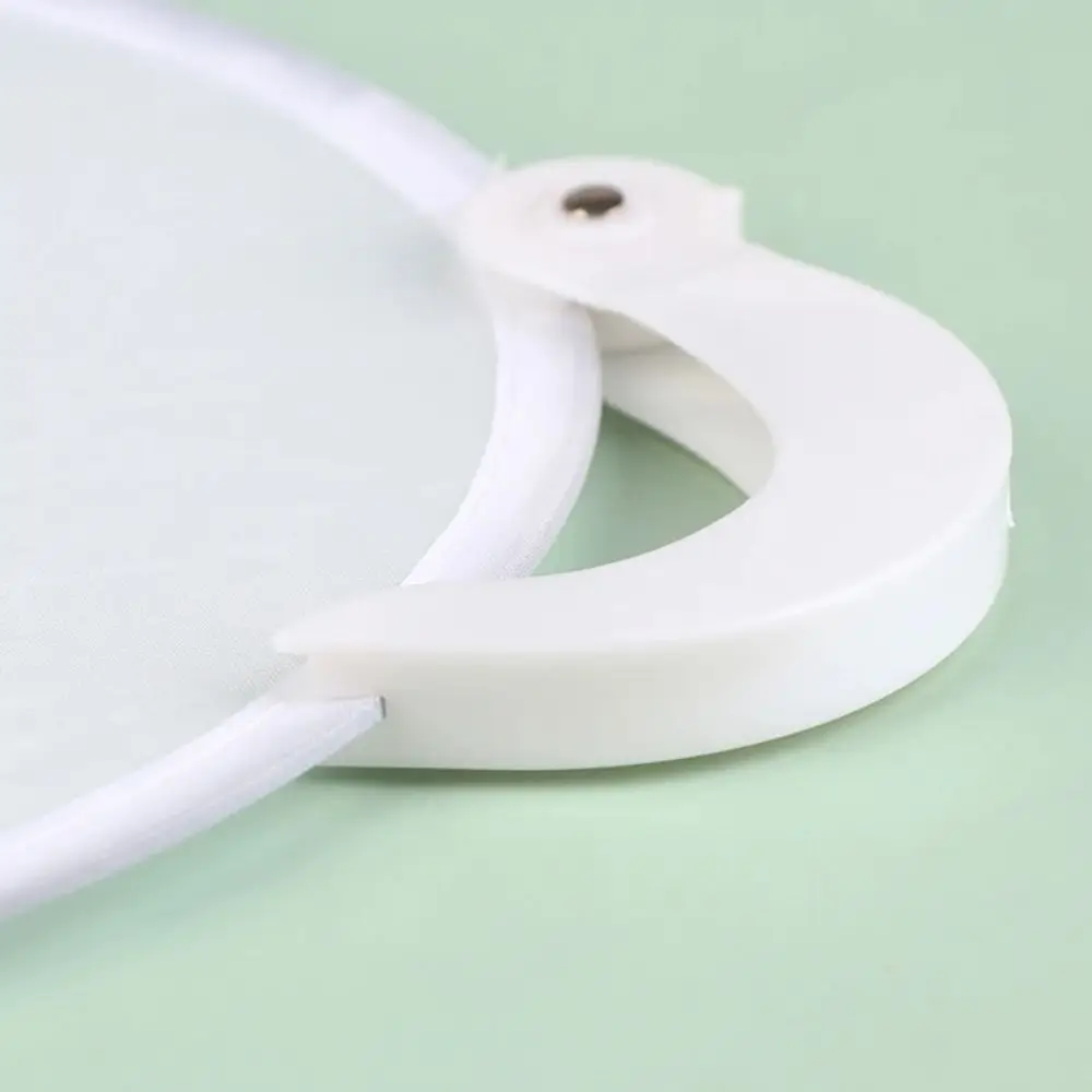 Crafts Portable Foldable Round Fans Mini Simple Blank Fan Plastic Decorative Fan Dance