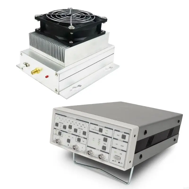 X6HB ที่ทรงพลัง ISC43224 RF Power Amplifier 35dB 46-56V อินพุต 1-200MHz บรอดแบนด์สำหรับการปรับปรุงสัญญาณ