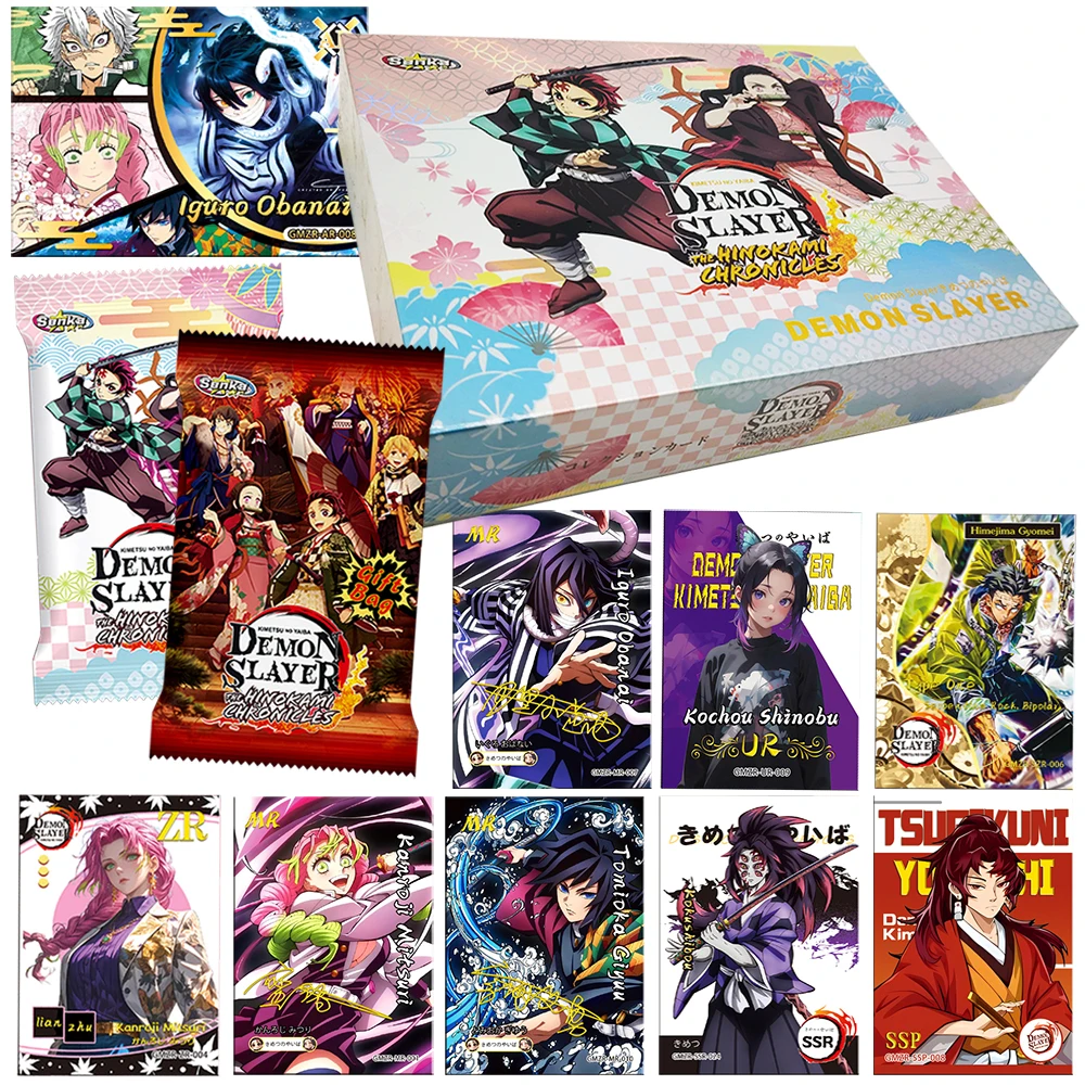 

Demon Slayer Collection Card Cool Summer Theme Card Fans Japanese Hot Blood Adventure Anime Peripheral Creative Festival Gifts