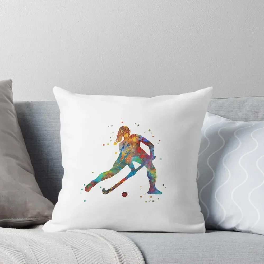 Field hockey girl Throw Pillow Bed pillowcases Pillowcase Cushion pillow