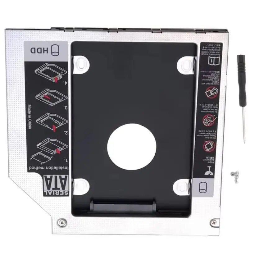 

2nd 2.5 Hard Drive HDD SSD Optical bay Caddy Frame Adapter for Acer E1-731 E1-771 E1-471G E1-571G E1-521 E1-531 E1-531G E1-571