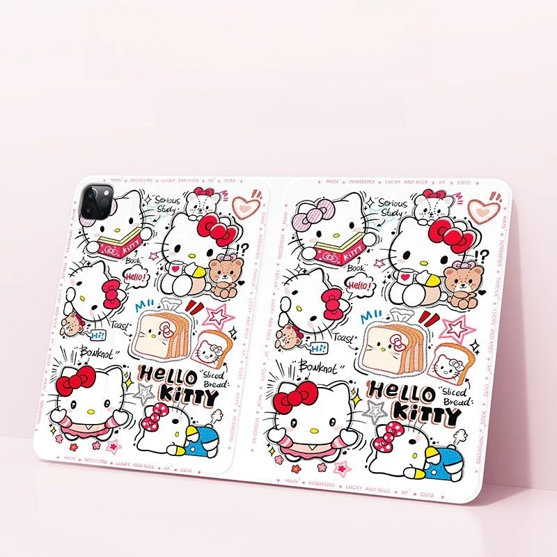 

Kawaii Sanrio Case for 2025 A16 Air7 Mini7 Ipad Tablet Cases 11th Gen 10th 10.9in Air4 5 Protective Case Pro 22 21 9th Cover
